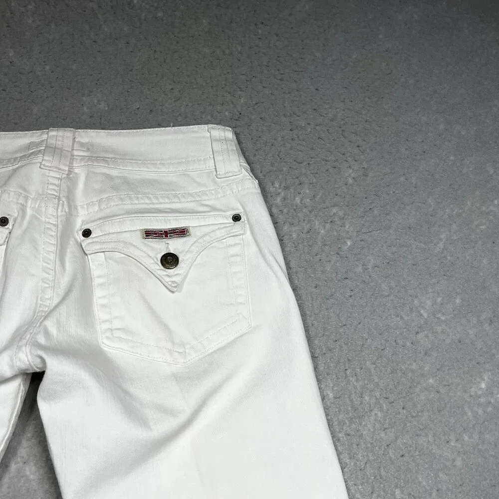 Hudson Jeans White Women's Boot Cut Jeans - Picture 13 of 16